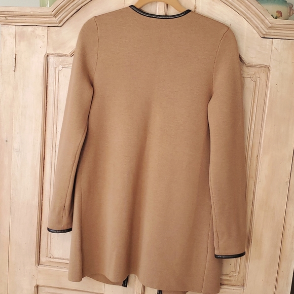 Talbots medium Italian Merino Wool cardigan-jacket - Picture 2 of 5